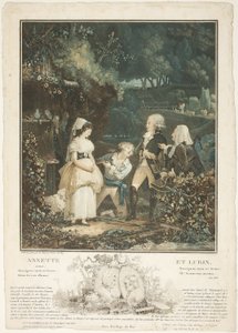 Annette e Lubin da Philibert Louis Debucourt