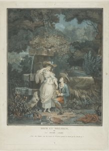 Fortuna e sfortuna da Philibert Louis Debucourt