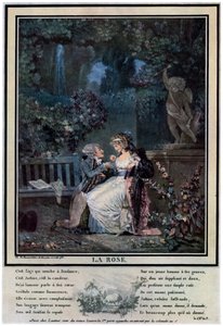 La Rosa, 1788 da Philibert Louis Debucourt