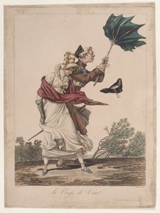 Le Coup de Vent, 1775-1832 da Philibert Louis Debucourt