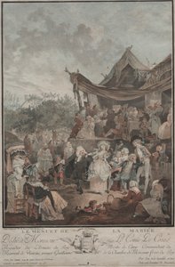 Le Menuet de la Mariée, 1786 da Philibert Louis Debucourt
