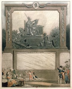 Almanacco Nazionale per il 1791, dedicato agli Amici della Costituzione, 1790 da Philibert Louis Debucourt