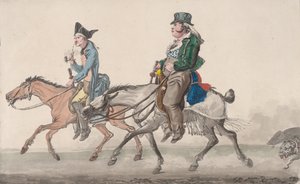 Route de Poissy (1816) da Philibert Louis Debucourt