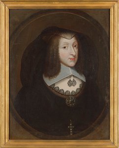 Cristina Maria di Francia, Duchessa di Savoia in abito vedovile, c. 1640