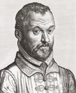 Benito Arias Montano. Ritratto da Philip (after) Galle