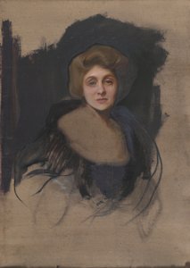 Schizzo per il ritratto della Viscontessa Lee di Fareham (verso) da Philip Alexius de Laszlo