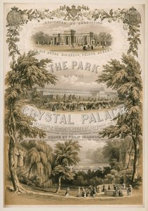 Il parco e il Crystal Palace da Philip Brannon