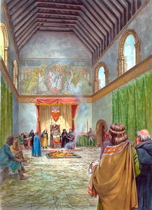 La grande sala, Castello di Sherborne da Philip Corke