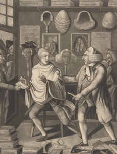 Il Barbiere Patriottico di New York, o il Capitano nella Schiuma da Philip Dawe.
