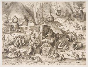 Avarizia Avaritia dalla serie I sette peccati capitali, 1558