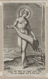 Gratia Dei, da Prosopographia, ca. 1585-90 da Philip Galle