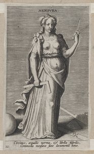 Mensura, da Prosopographia, ca. 1585-90 da Philip Galle