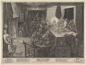 La morte della Vergine da Philip Galle