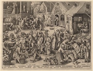 Carità da Philip Galle after Pieter Bruegel the Elder