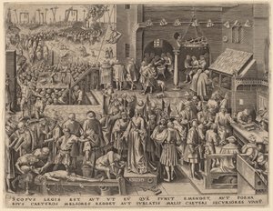Giustizia da Philip Galle after Pieter Bruegel the Elder