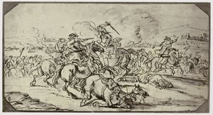 Borgognone, Una battaglia
