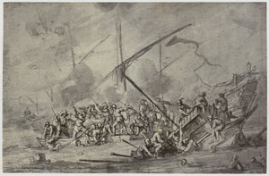Della Bella, A Sea Fight da Philip Henry Delamotte