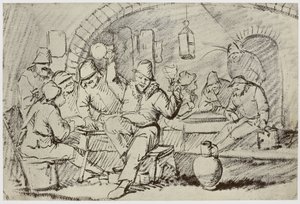 Hemskirk [Van Heemskerck?], Contadini che festeggiano da Philip Henry Delamotte