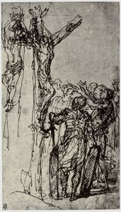 Salvator Rosa, La morte di Policrate da Philip Henry Delamotte