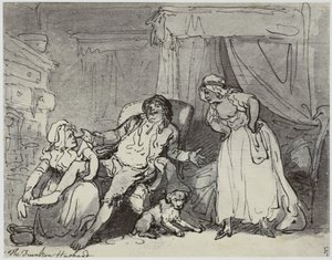 Thomas Rowlandson, Il marito ubriaco da Philip Henry Delamotte