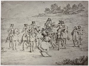 Van der Meulin [?], Luigi XIV e l
