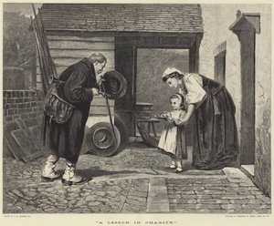 Una lezione di carità da Philip Hermogenes Calderon