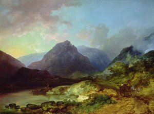 Paesaggio nel Lake District da Philip James de Loutherbourg