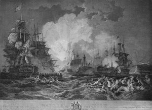 Baia di Aboukir, c1799 da Philip James de Loutherbourg