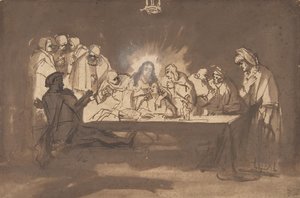 Ultima Cena, fine 1650 da Philip Koninck