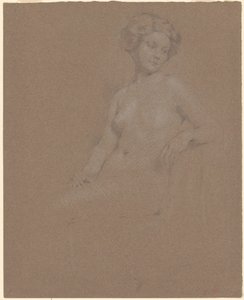 Nudo femminile seduto da Philip Leslie Hale