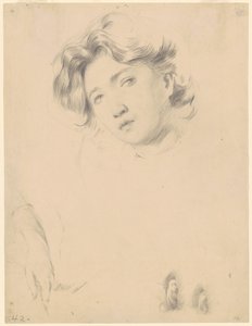 Studio di una ragazza da Philip Leslie Hale