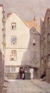 Retro del Green Dragon Tavern, St Andrews Hill, 1890 da Philip Norman