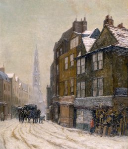 Drury Court con la chiesa di St Mary-le-Strand da Philip Norman