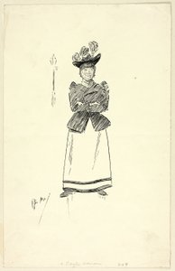 Una donna Coster da Philip William May
