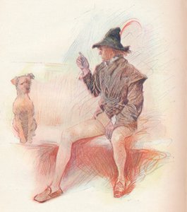Launce e il suo cane, 1903 da Philip William May