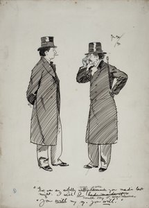 Oscar Wilde e Whistler da Philip William May