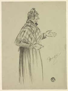 Personaggio scialle di Londra da Philip William May