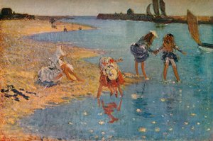 Bambini che sguazzano, 1891, 1930