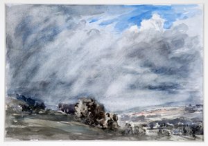 Giornata tempestosa, Gloucestershire, c.1902