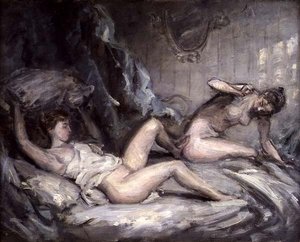 La battaglia dei cuscini da Philip Wilson Steer