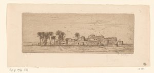 Veduta di Côm Al-Akhdar da Philip Zilcken (signed by artist)