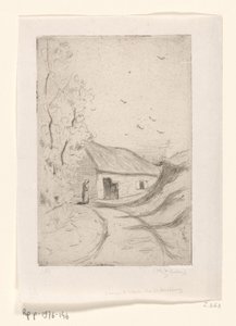 Casa su una strada di campagna