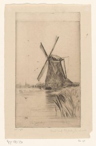 Mulino nel paesaggio da Philip Zilcken (signed by artist)