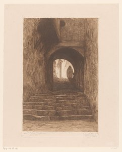 Strada con scala, ad Algeri