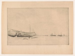 Spiaggia di Scheveningen da Philip Zilcken (signed by artist)