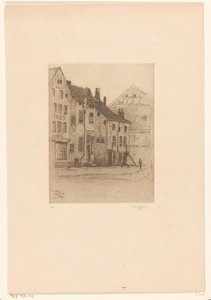 Vecchie case sulla Place Verte, a Verviers da Philip Zilcken