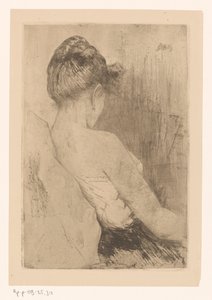 Donna vista di spalle da Philip Zilcken