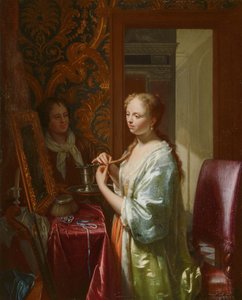 Signora alla sua toilette, c.1720
