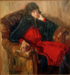 Signora in poltrona