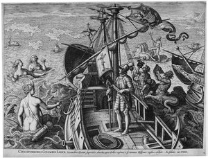 Cristoforo Colombo Ligur Americae Retectio, 1591